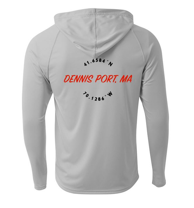 Performance Pullover Hooded Tee - Light Gray